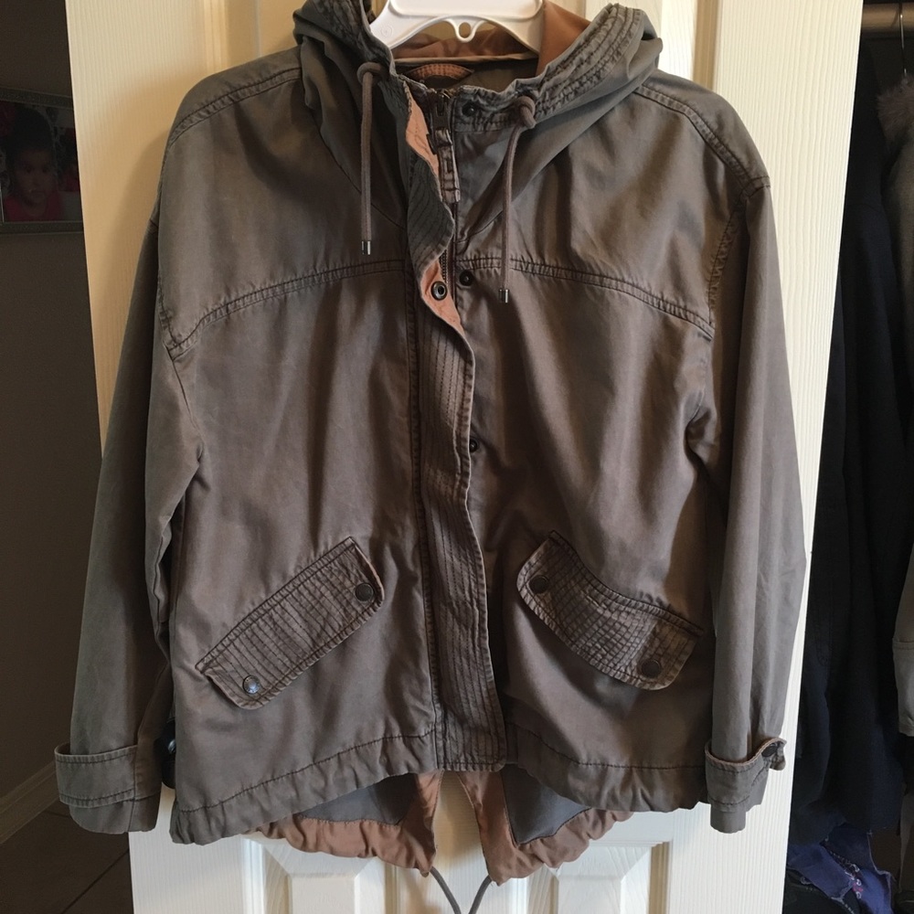 *SOLD*Abercrombie Twill Utility Jacket